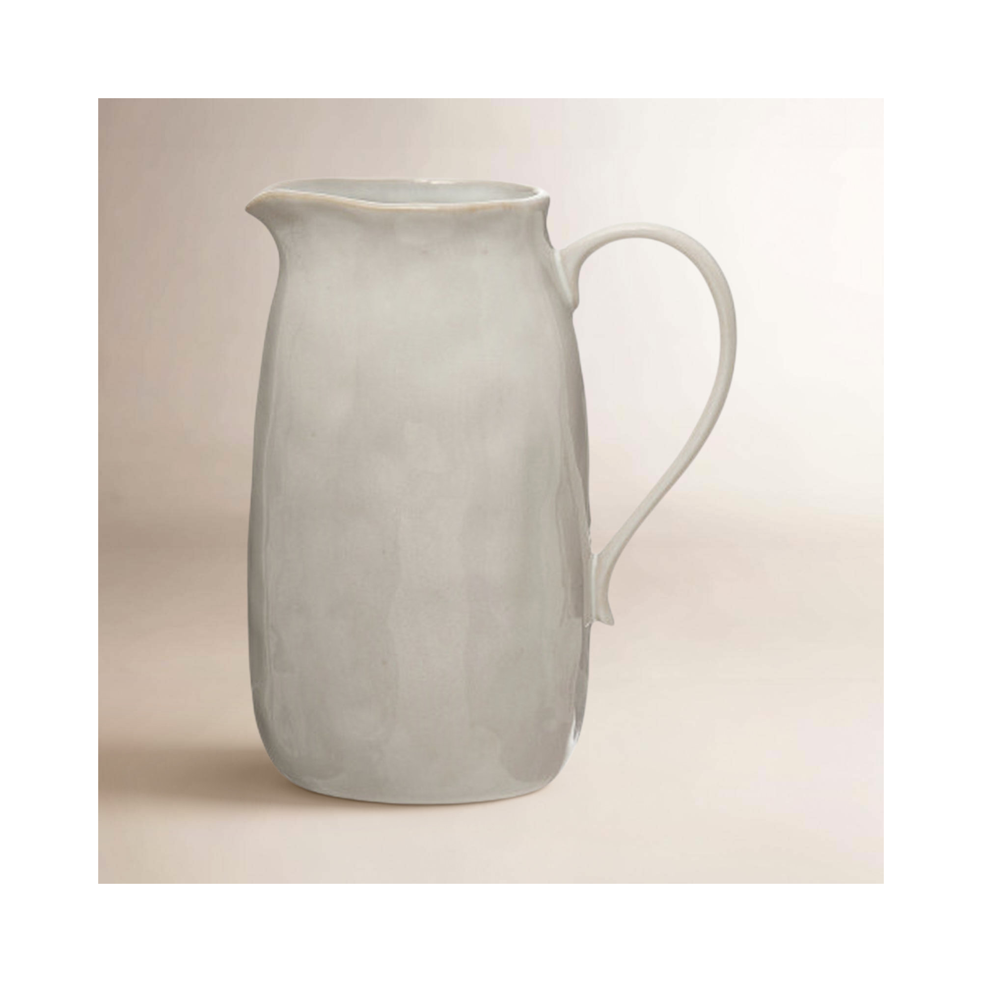 Nathania 62oz. Stoneware Pitcher, 9.5" H x 4.875" W x 7" L