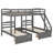 Space Saving Triple Bunk Bed with Built-in Drawers
