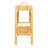 Rattan and Bamboo Console Table with Shelf-1133241681