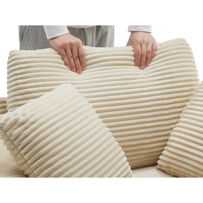 Upholstered Chaise Lounge, Beige
