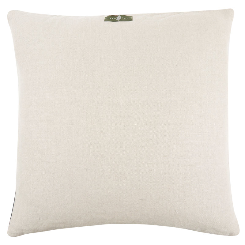 No Reversible Throw Pillow, Green, 22" x 22"