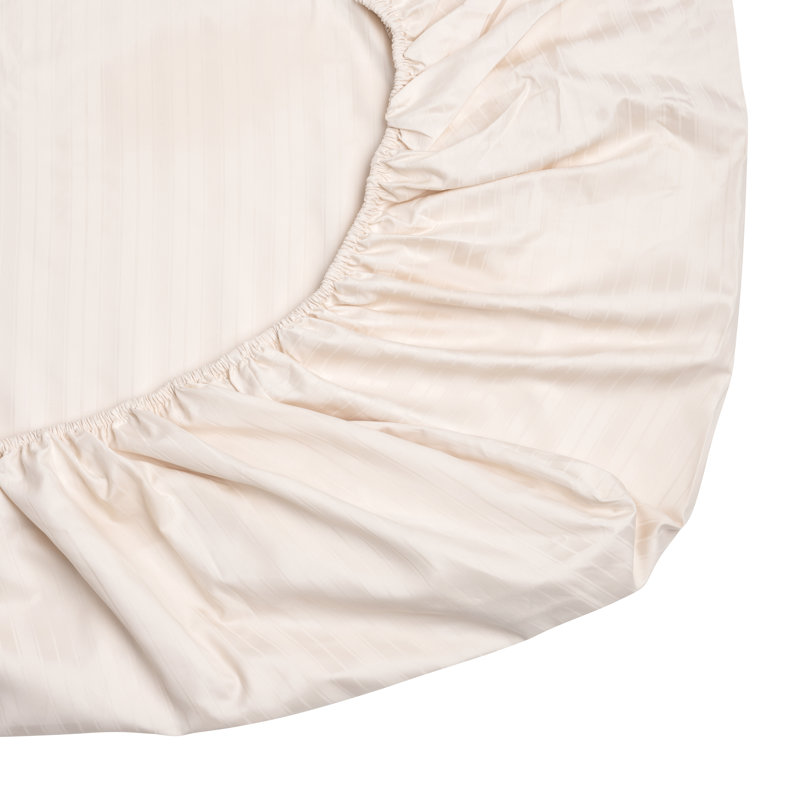 Ensemble de draps 100% satin de coton 500 fils Zander, Rougir, Ensemble de draps pour lit simple + drap-housse + 