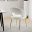 Chaise de salle à manger rembourrée-1232343612