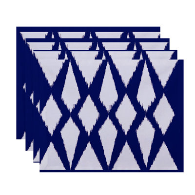 Figaro Polyester Geometric Rectangle Placemat