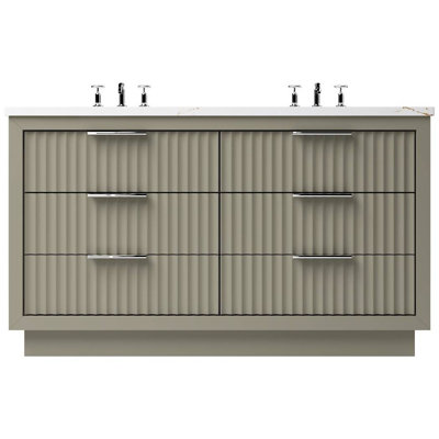 Lecrieú Double Drawer Bath Vanity