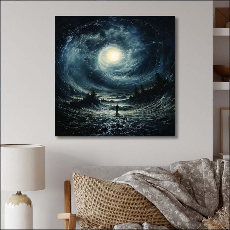 Jaquarius Vortex Symphony - impression, H 30 po x l 30 po x P 1 po, Toile tendue
