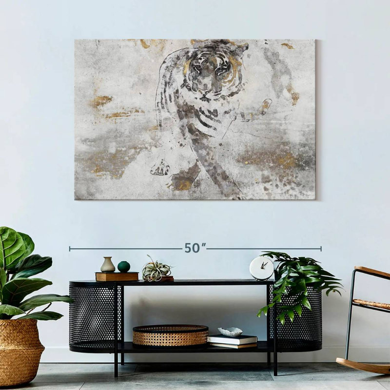 Brampt Tiger's Walk, 32" H x 48" W