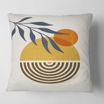Abstract Throw Pillow