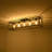 5 - Light Farmhouse Open Cage Industrial Rectangle Semi Flush Mount