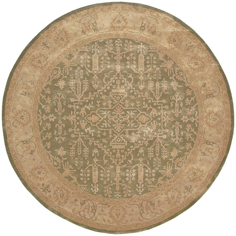 Fullmer Wool Oriental Indoor Rug, Round 6'