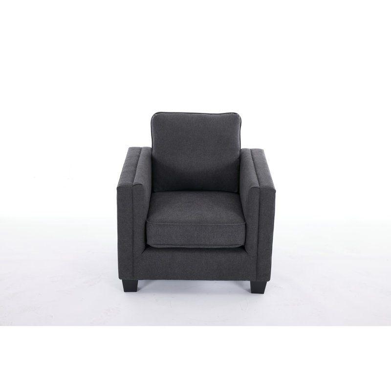 Fauteuil de 35,6 po de largeur, Gris