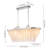 Khennedi 8-Light Crystal Kitchen Island Pendant