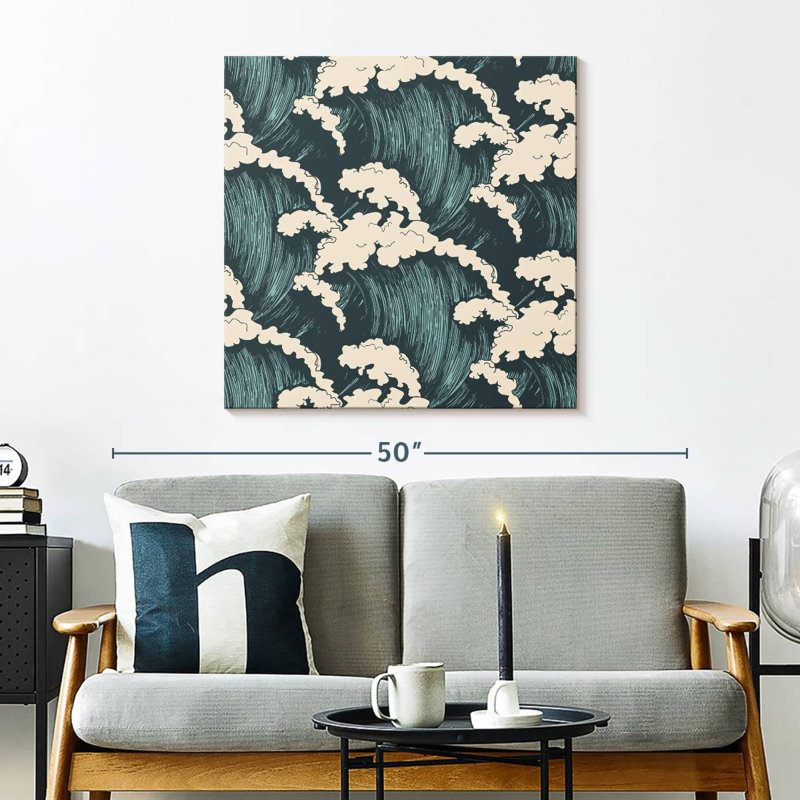 Kerner Waves Seamless Pattern