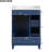 Blue Bathroom Vanity - Practical Function, Easy Maintenance Sink With Ceramic 24" , Stylish Look-1304233609