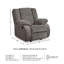 Fauteuil inclinable et berçant Barksdale-32519915