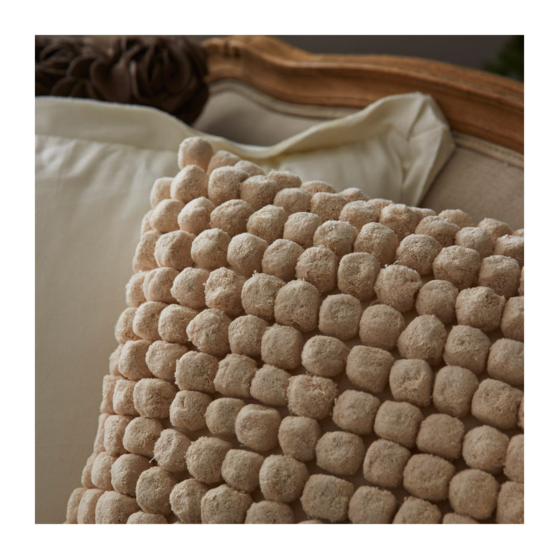  Square Pillow Cover & Insert, Beige