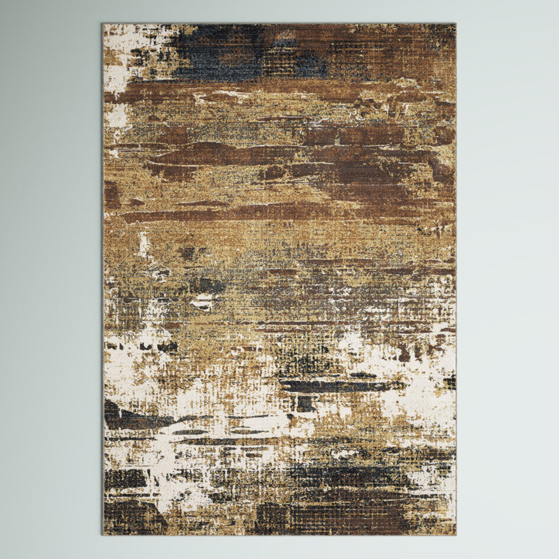 Belinda Abstract Indoor Rug, Rectangle 3'3" x 5'