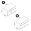 Columbia 90cm W Manufactured Wood Bedside Table