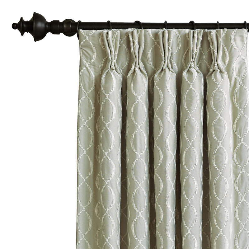 Lourde Room Darkening Curtain Single Panel, 20" W x 96" L
