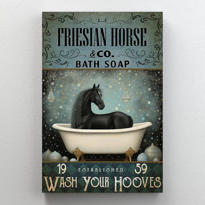 " Friesian Horse Bath Soap "