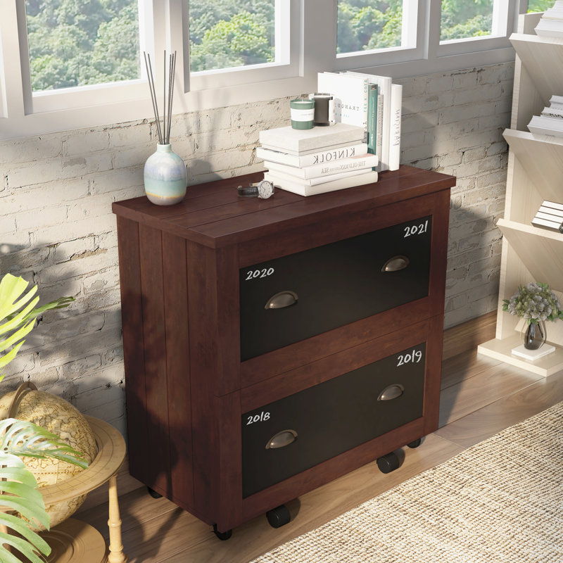 Zakhar 31.5'' Wide 2 -Drawer Mobile File Cabinet