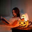 Ghost Reading Book Lamp Cute Ghost Reading Neon Sign
