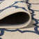 Arabesque Ogee Trellis Beige/Navy Indoor/Outdoor Rug