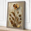 Golden Bloom in Relief Botanical - Wrapped Canvas-2058325437-2058325438