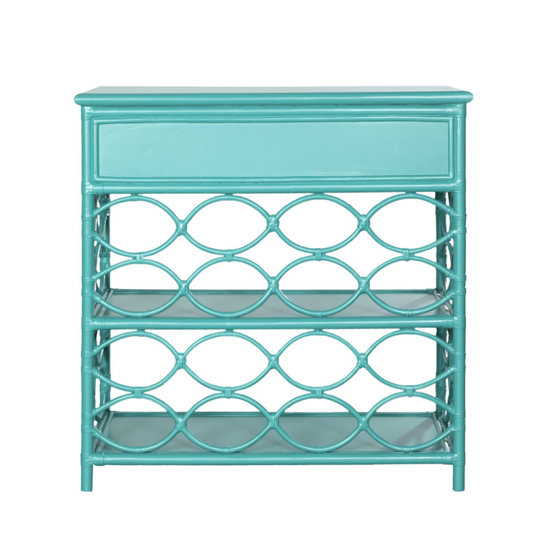 Manning End Table, Turquoise