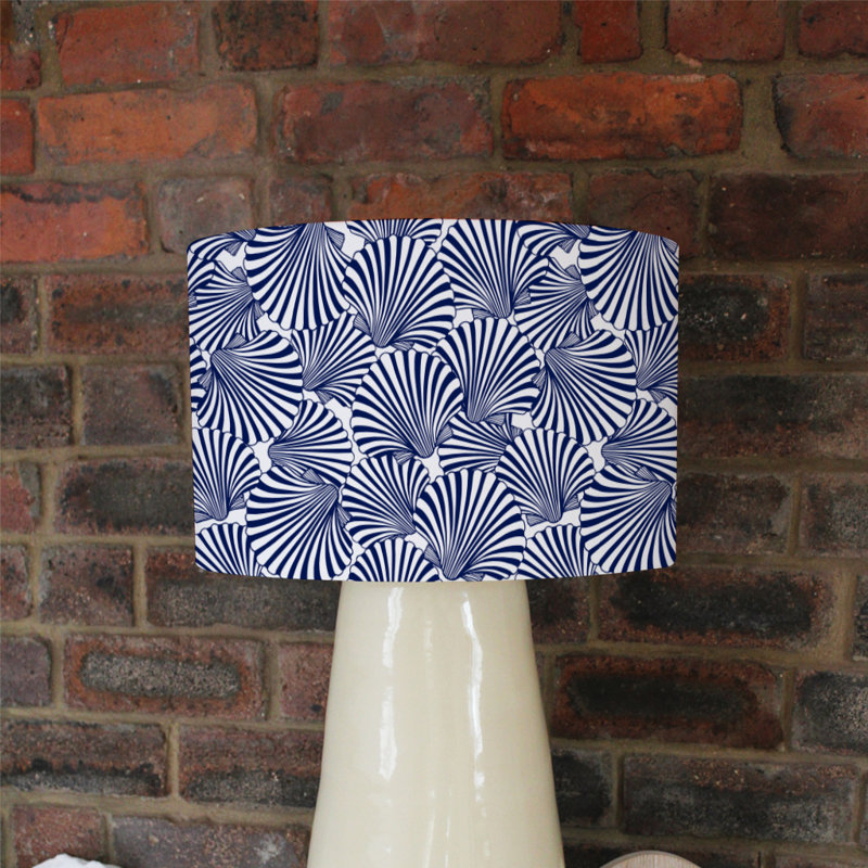 Cotton Drum Lamp Shade ( Uno ), 25cm H x 40cm W x 40cm D