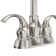 Centerset 2-handle Bathroom Faucet with Drain Assembly