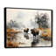 «Gray Buffalo Misty Morning Grazing II», reproductions sur toile d'animaux-566258393-566258374