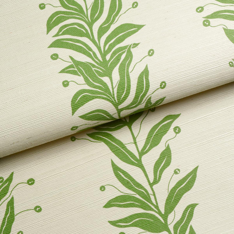 Schisacher X Marian Mcevoy Tendril rayé sisal, Olive
