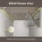 30-32 in.W x 72 in.H Bifold Frameless Glass Shower Door, Folding Frameless Shower Door.-93706051