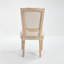 Chaise rembourrée avec pieds en bois