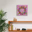 Toile épique Graffiti «Spring Wreath» par Jeri Hauth, 12 po x 12 po-117053849