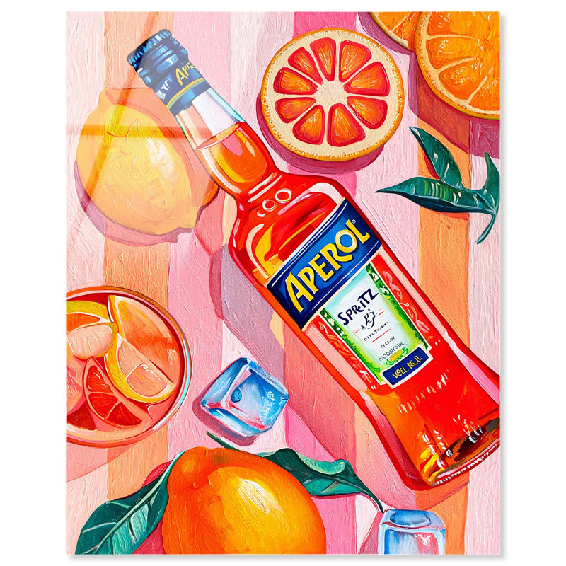«Zest and Zeal», reproduction d'art sur toile par Art Remedy, H 30 po x l 24 po