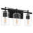 3 - Light Modern Vanity Lights With Clear Glass Shade & Metal Frame For Bathroom, Vanity Mirror-1645164976-1645164981