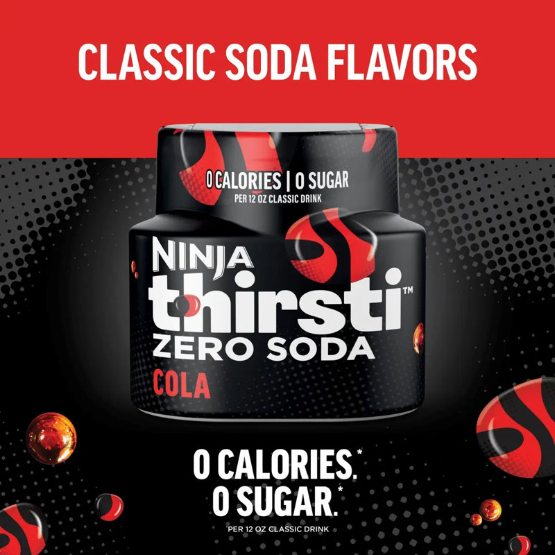 Ninja Thirsti Flavored Water Drops, Cola, Cola