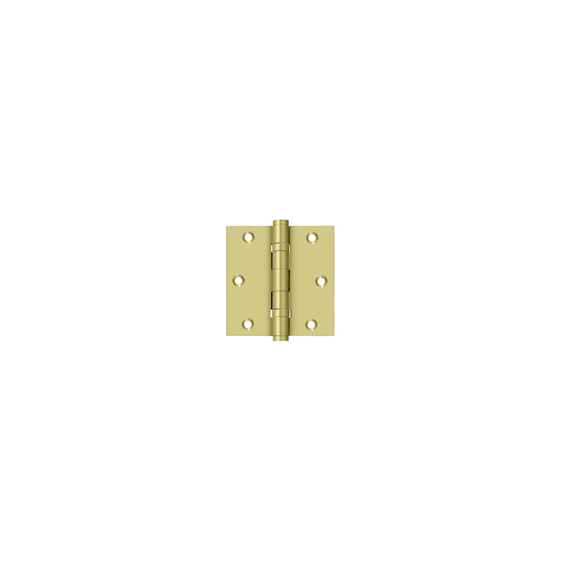 102'' x 102'' Butt Bearing Hinge, Polished Brass