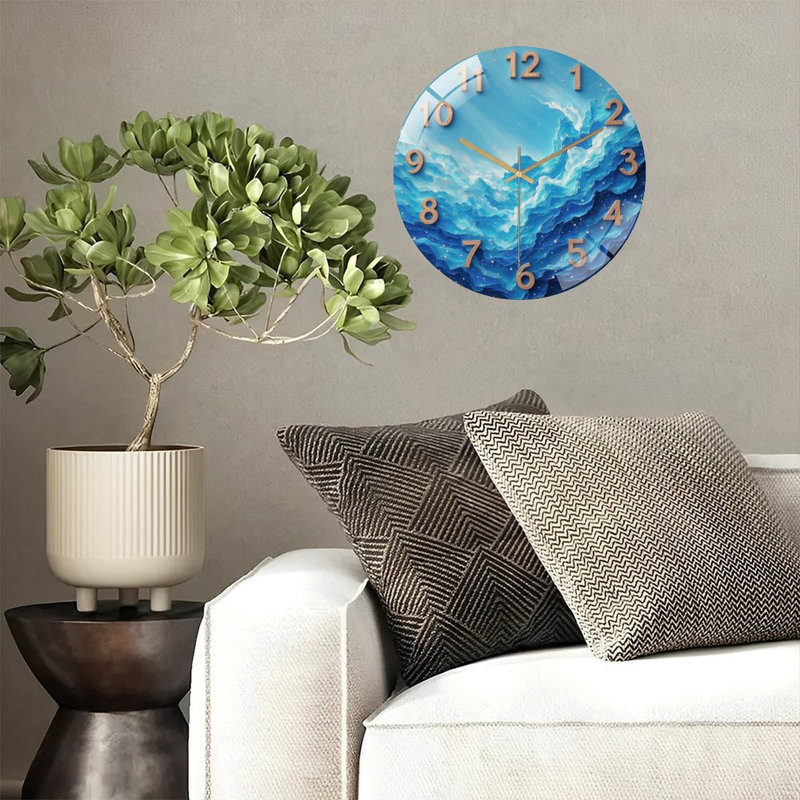 Horloge murale avec horloge murale 12 po