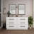 Victoria 58.9'' Double Bathroom Vanity with Acrylic Top-98195205