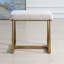  Petit banc Midas doré