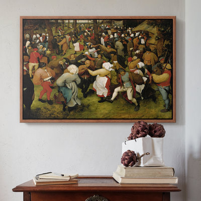 The Wedding Dance (2), c. 1566-Pieter Bruegel the Elder-Framed Gallery Wrapped Canvas