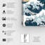 Nautique et côtier, la grande vague d'or - impression d'art graphique-51271895-51271896