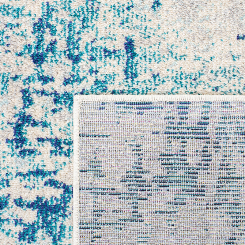 Abstract Area Rug, Runner 61 x 244 cm
