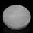 Thick Round Hand-Carved Selenite Plate