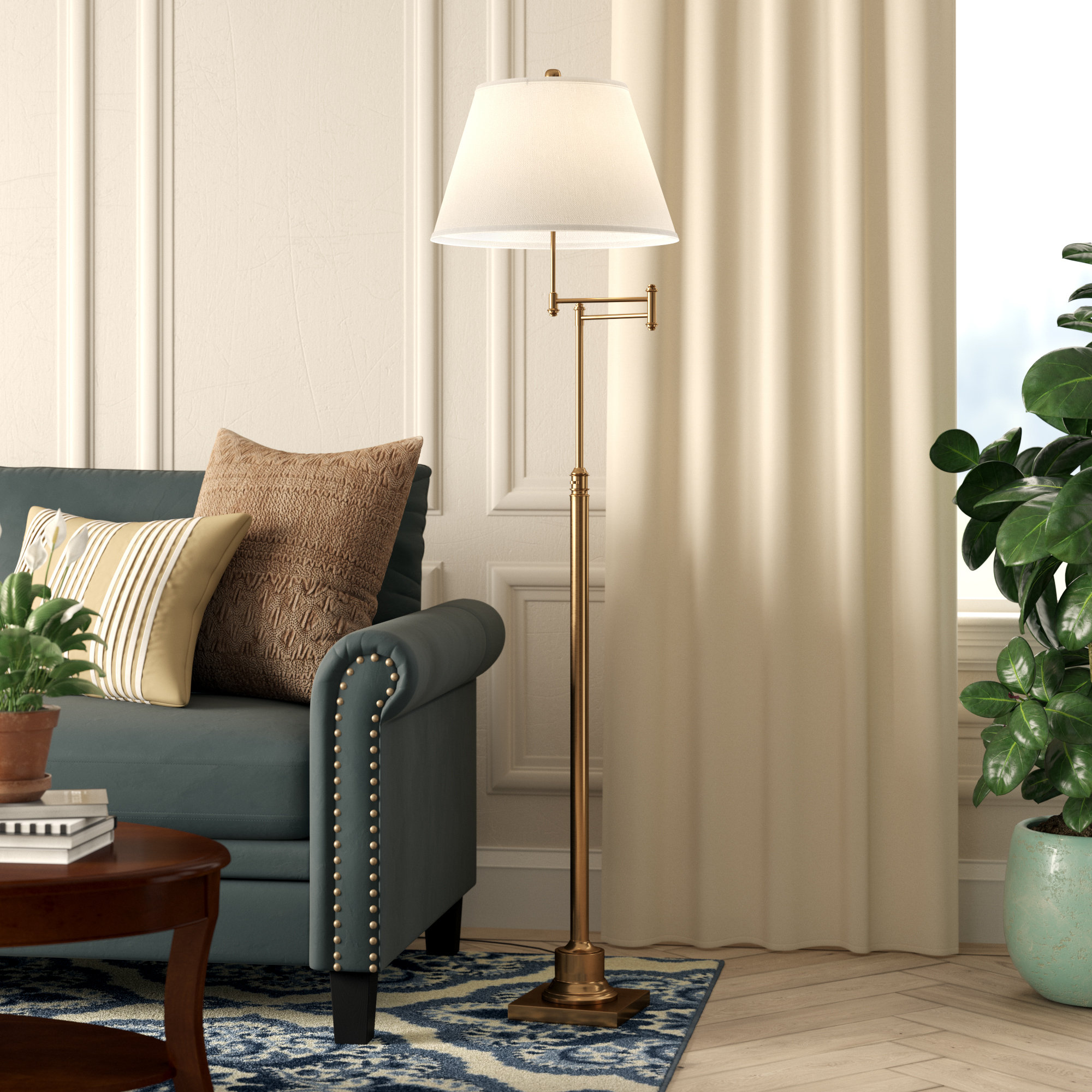 Swing Arm Floor Lamp
