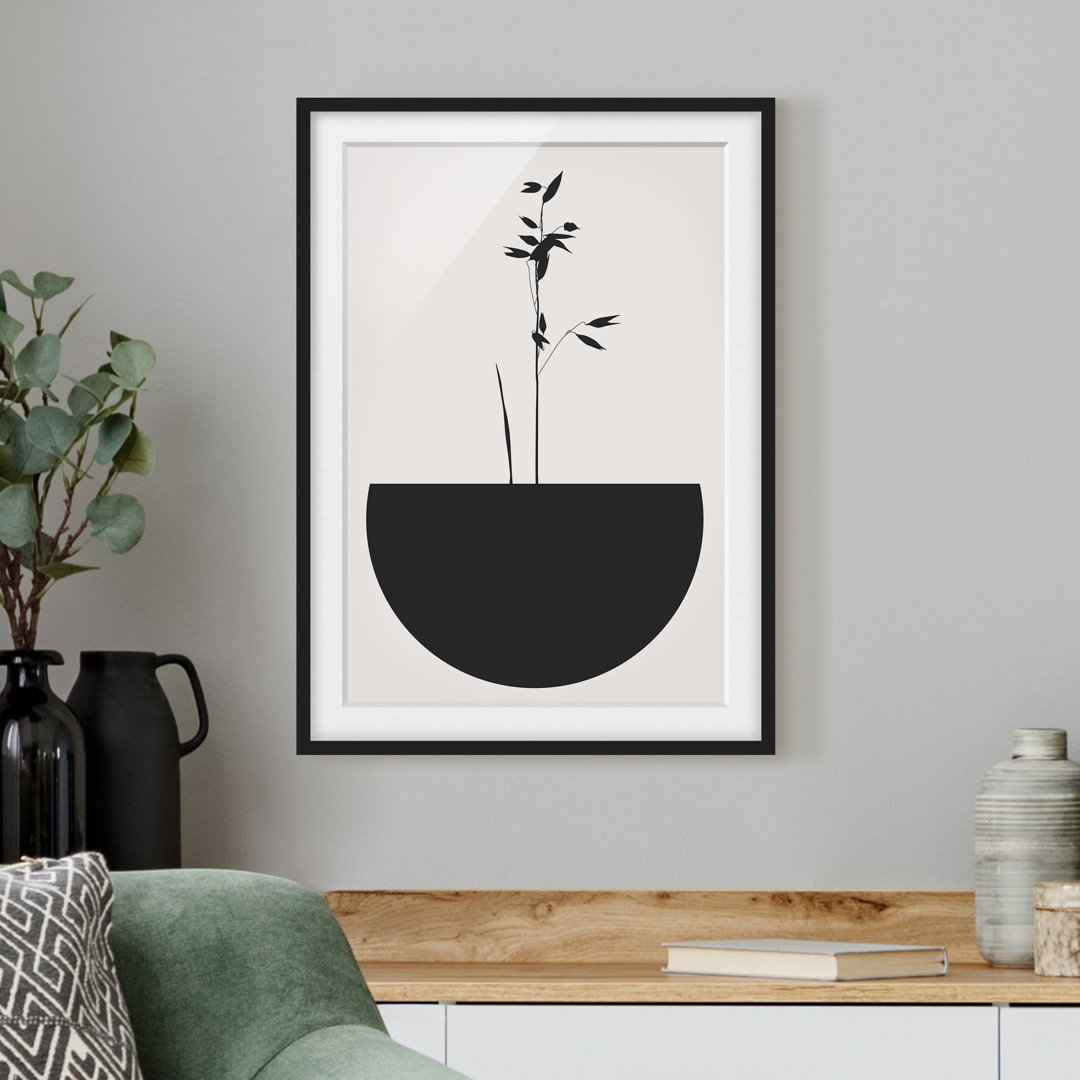 Gerahmtes Poster Flora - Delicate Growth