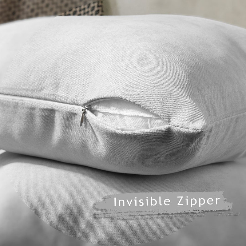 Cushion Cover, Square 50cm, White